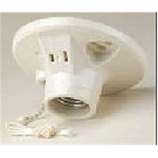 Gorgeousglow Pull Chain Lampholders & Side Outlet Porcelain 000-9716-C GO750832